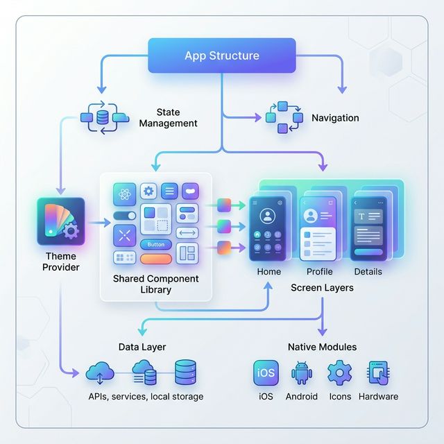 Technical Architecture: React Native App Structure with Design System