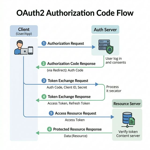 OAuth2 Flowchart