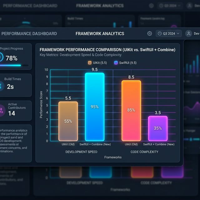 Performance Benchmark: CPU and Memory usage of SwiftUI with Combine vs traditional UIKit