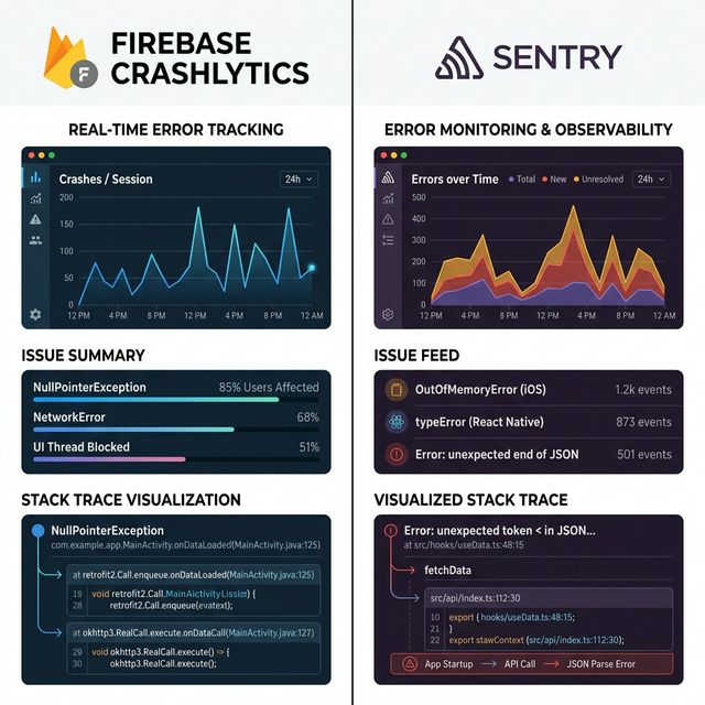Sentry vs Crashlytics